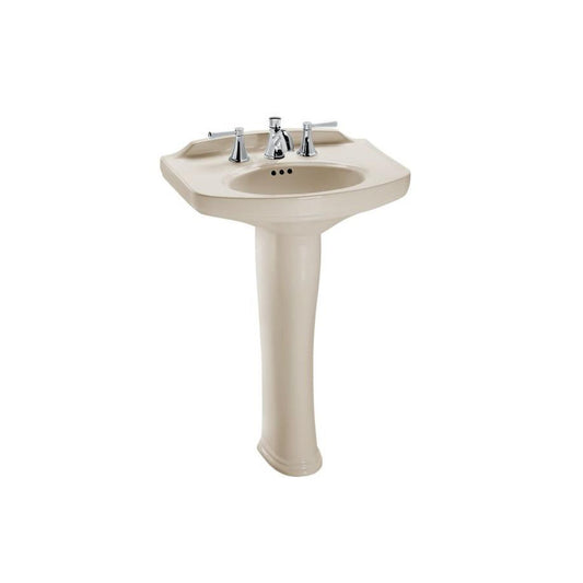 Toto Dartmouth 8" Pedestal Lavatory Sedona Beige