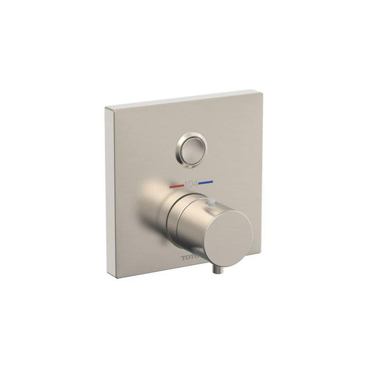 Toto Thermo 1WAY Brushed Nickel Push Button Valve