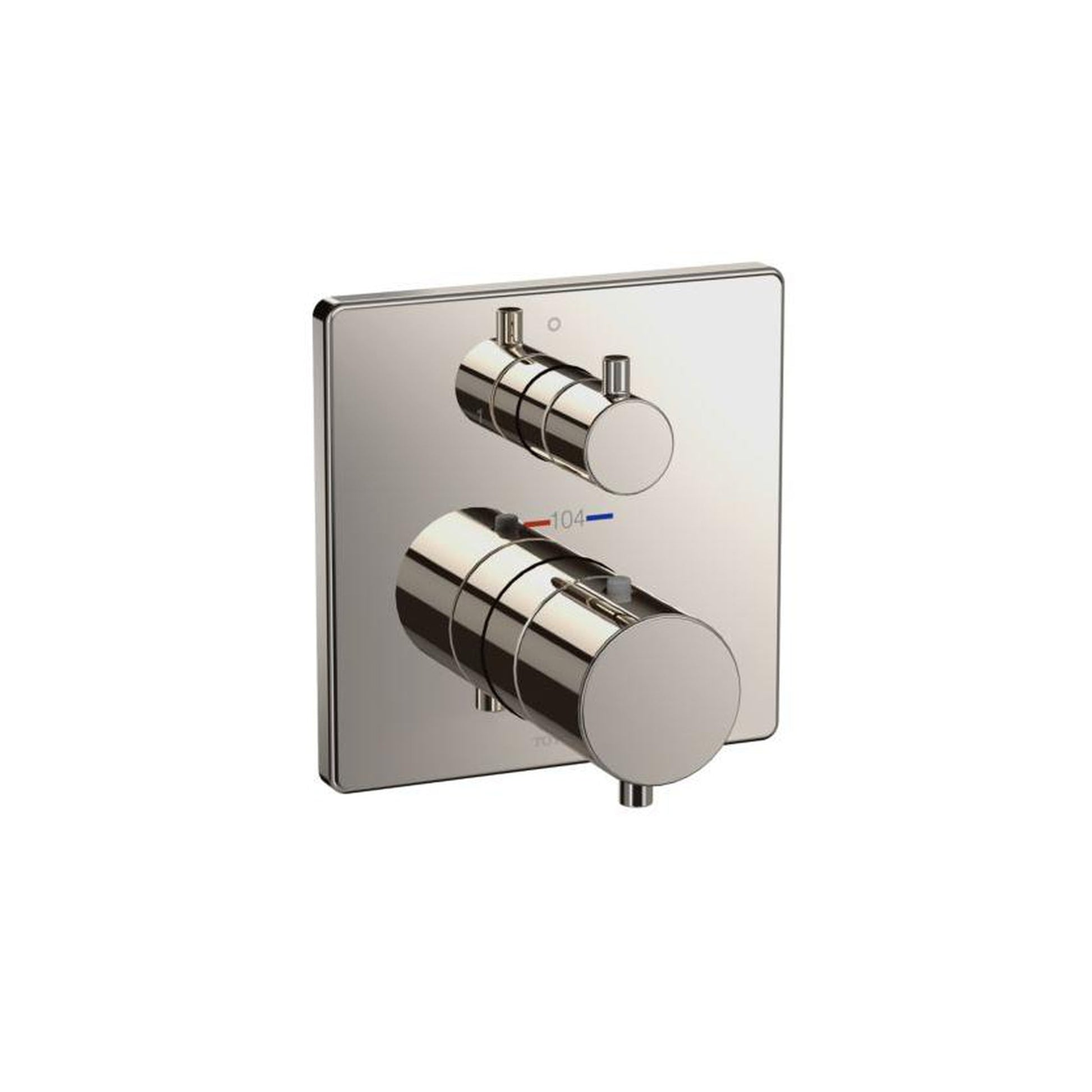 Toto Thermo 2WAY Polished Nickel Div Valve,G,Square