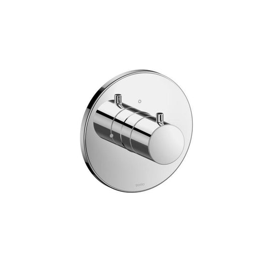 Toto Vol CTRL Trim,G,Round Polished Chrome