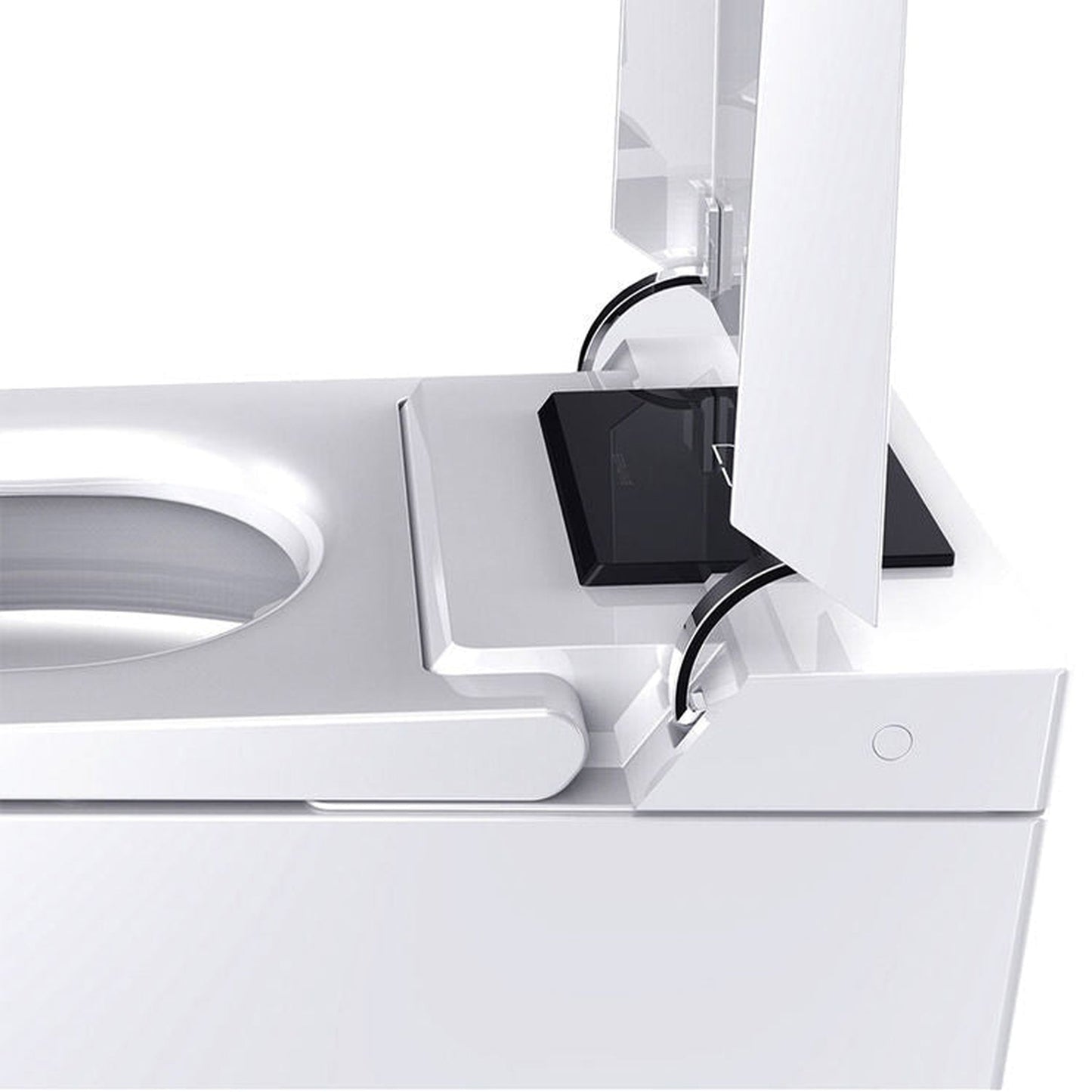 Trone Nobelet Elongated Classic White Luxury Toilet With Smart Bidet and Remote Control
