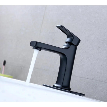 Ultra Faucets Dean Collection Matte Black Single-Handle Lavatory Faucet