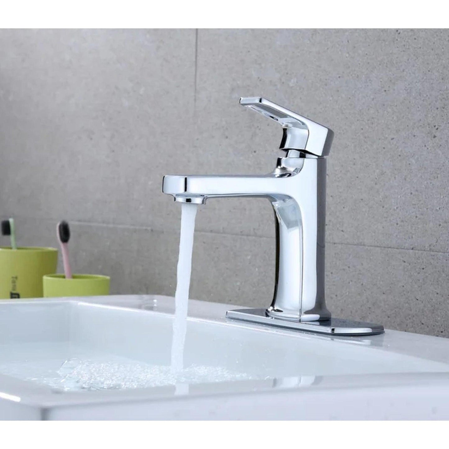 Ultra Faucets Dean Collection Polished Chrome Single-Handle Lavatory Faucet