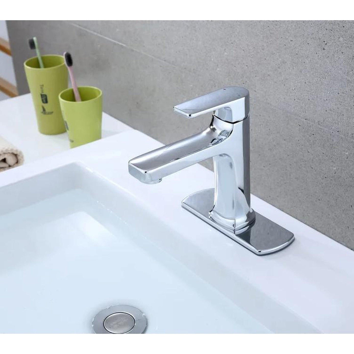 Ultra Faucets Dean Collection Polished Chrome Single-Handle Lavatory Faucet