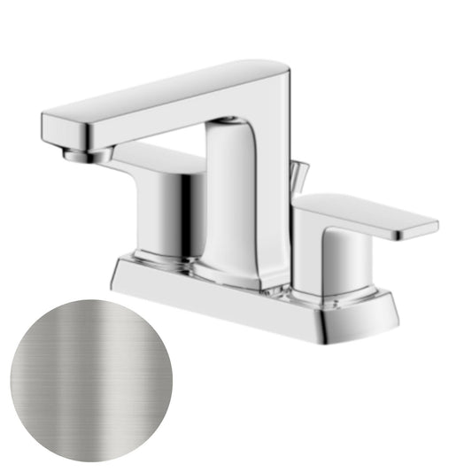 Ultra Faucets Dean Collection Two-Handle 4" Centerset Brushed Nickle Lavatory Faucet