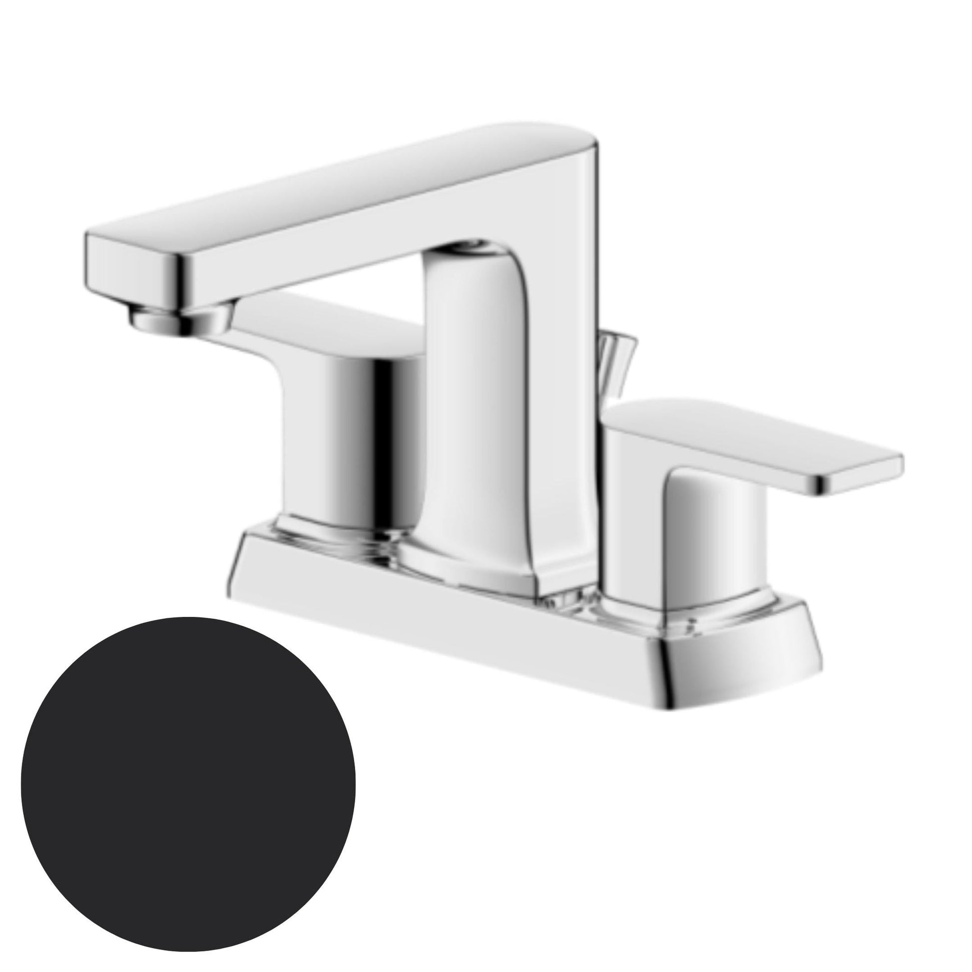 Ultra Faucets Dean Collection Two-Handle 4" Centerset Matte Black Lavatory Faucet