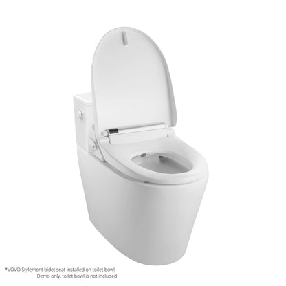 VOVO Stylement VB-4100SR Round Electric Premium Smart Bidet Toilet Seat With Wireless Remote Control