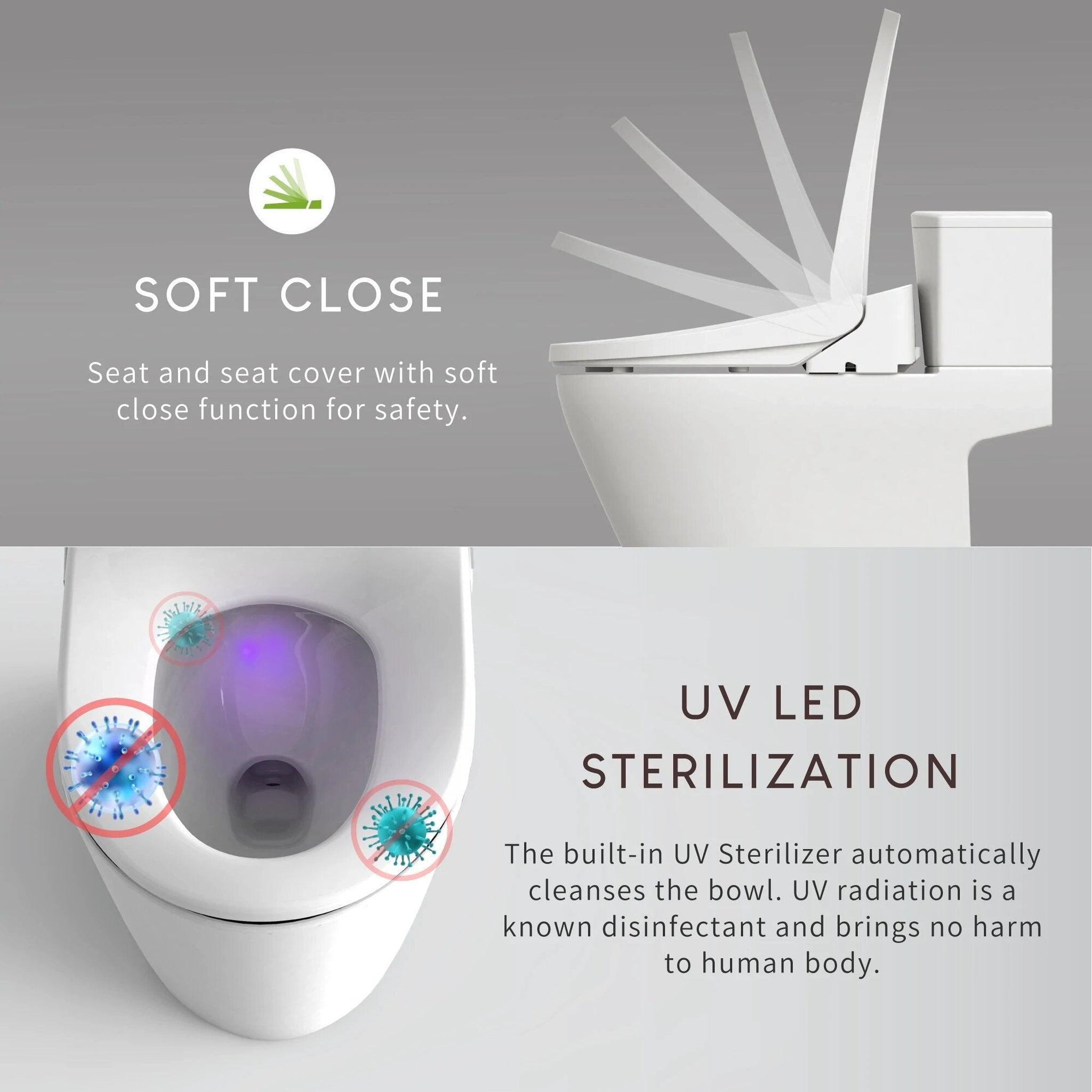 VOVO Stylement VB-6000SE Elongated Electric Premium Smart Bidet