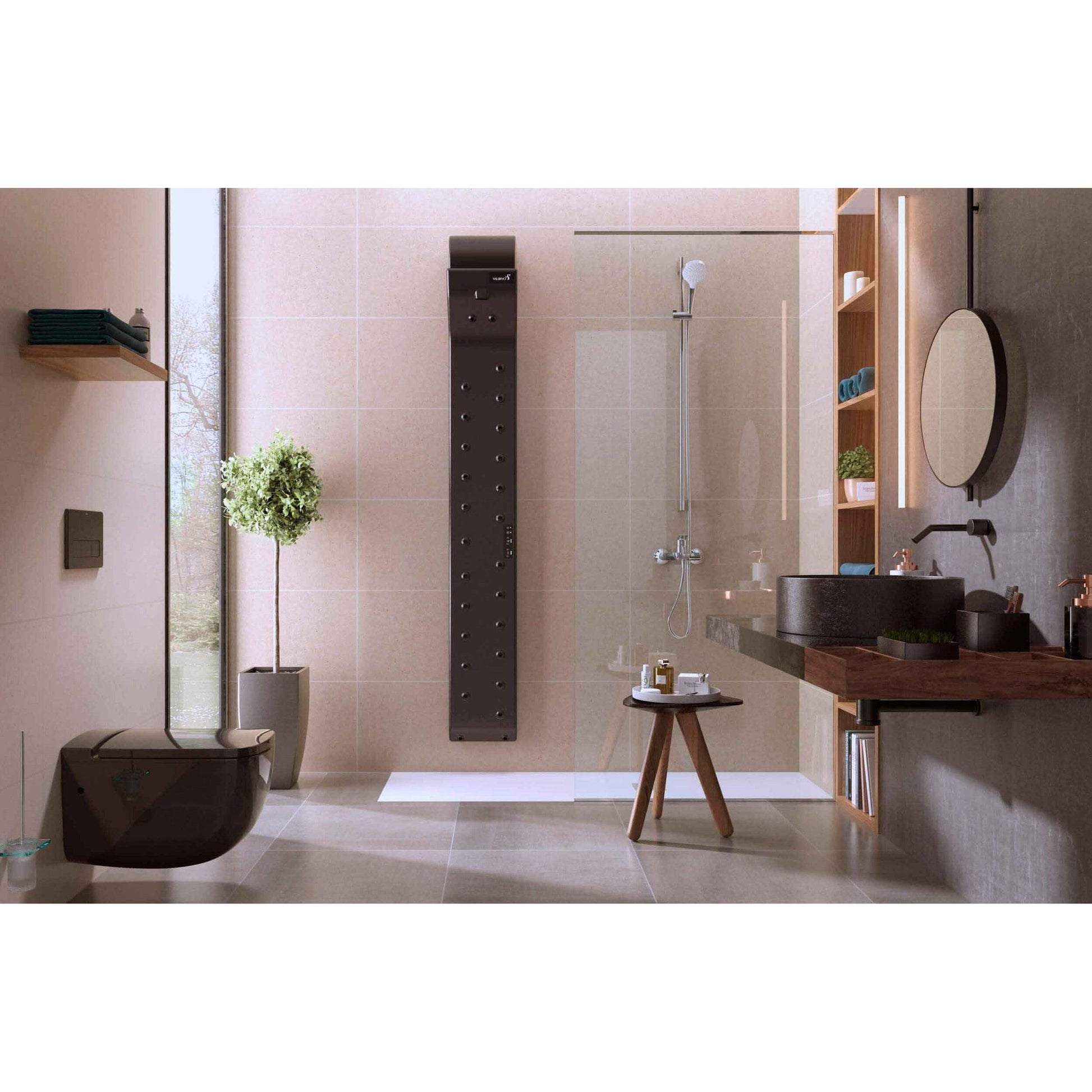 Valiryo 85 Matte Black Wall-Mounted Fully Automated Full-Body Dryer