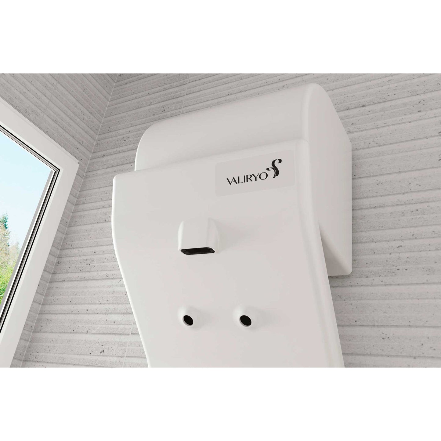 Valiryo 85" Matte White Wall-Mounted Fully Automated Full-Body Dryer