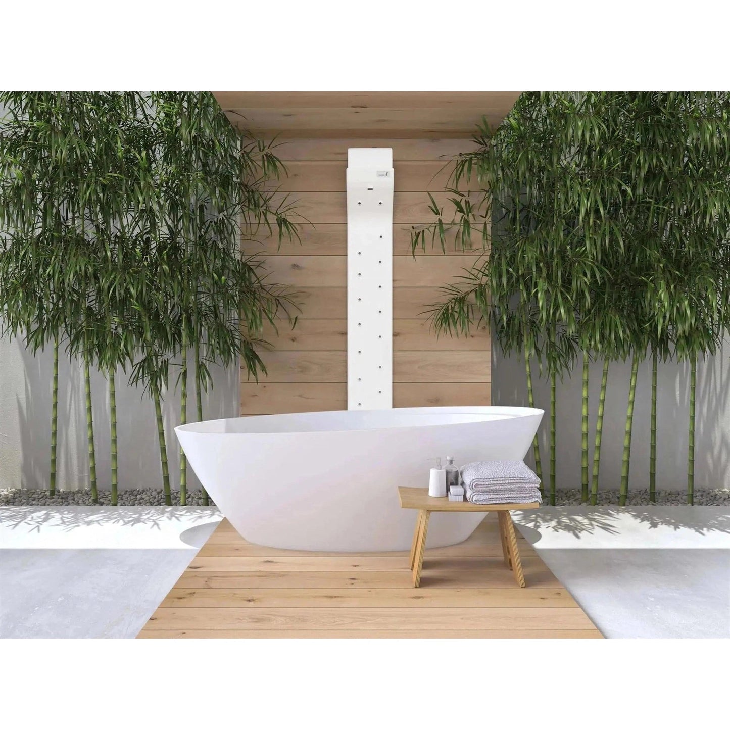 Valiryo 85" Matte White Wall-Mounted Fully Automated Full-Body Dryer