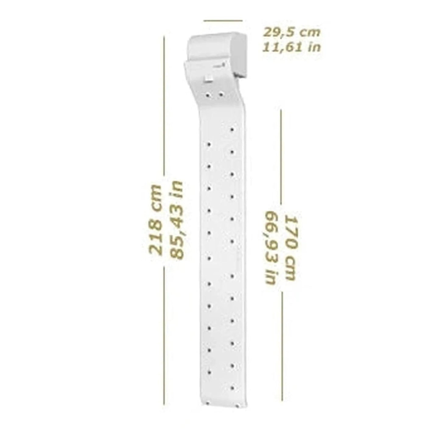 Valiryo 85" Matte White Wall-Mounted Fully Automated Full-Body Dryer