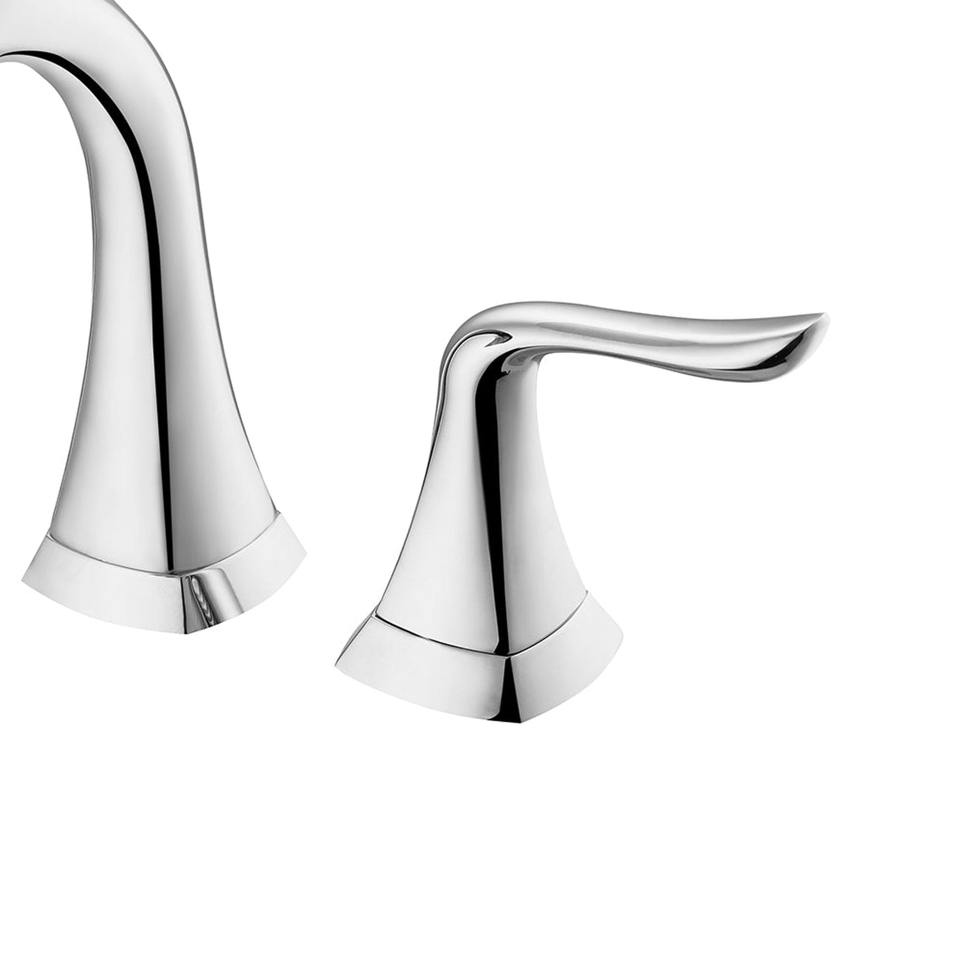 Vinnova Beverly 7" Two Hole Polished Chrome 8" Widespread Low Arc Bathroom Sink Faucet