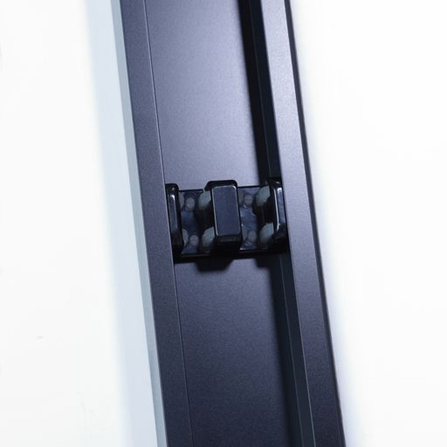 Vinnova Brescia 68" x 76"Matte Black Reversible Double Sliding Bypass Framed Shower Door