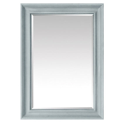 Vinnova Charlotte 36" Finnish Green Freestanding Single Vanity Set In White Carrara Composite Quartz Stone Top With Undermount Ceramic Sink, Backsplash and Mirror