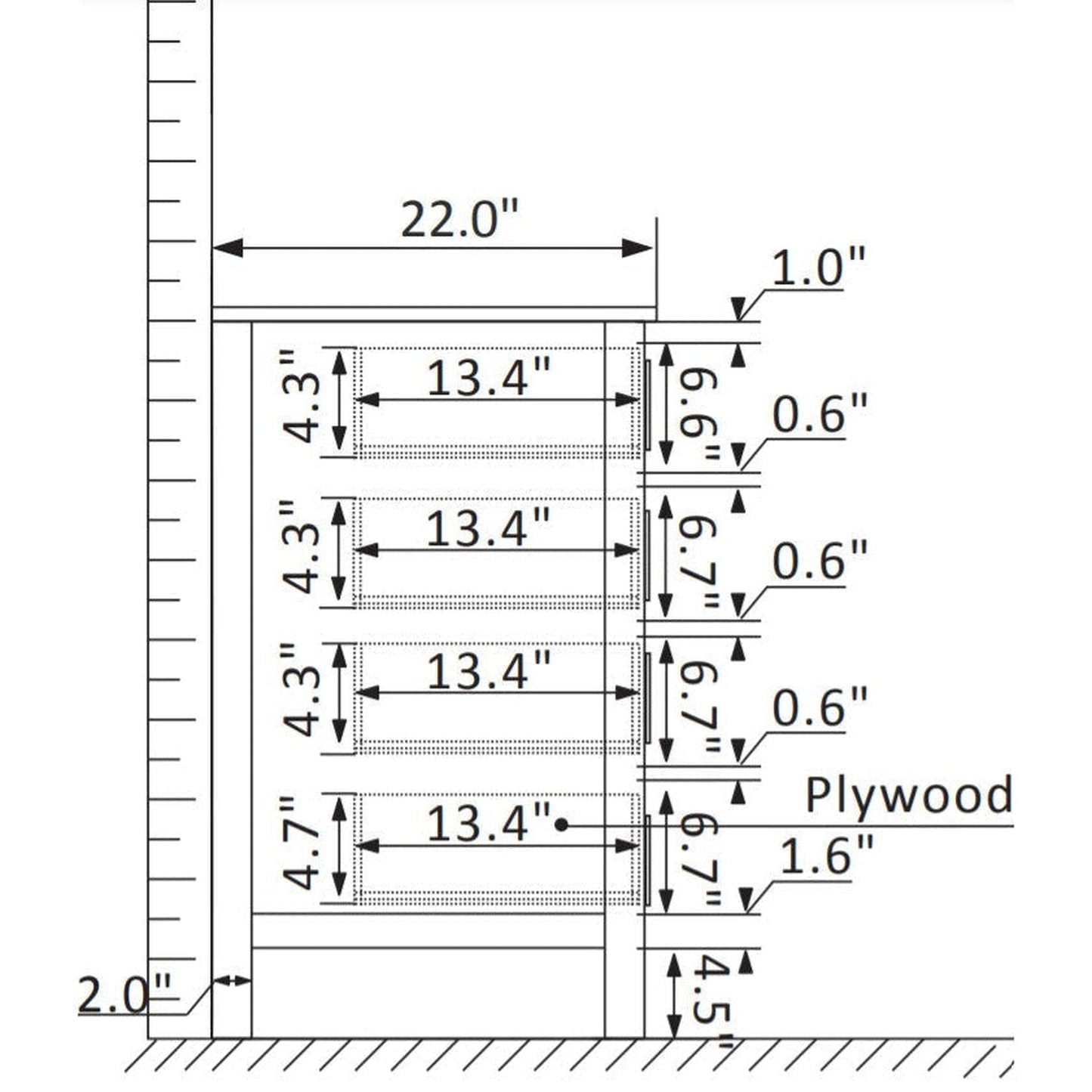 Vinnova Gela 60" Royal Blue Freestanding Double Vanity Set In White Carrara Marble Top With Undermount Ceramic Sink and Mirror