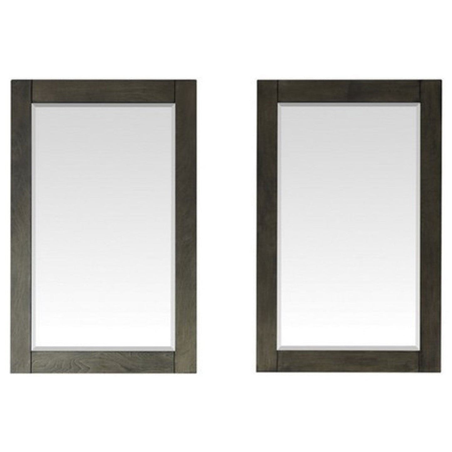 Vinnova Grayson 60" x 22" Rust Black Freestanding Double Vanity Set With White Carrara Composite Stone Countertop And Mirror