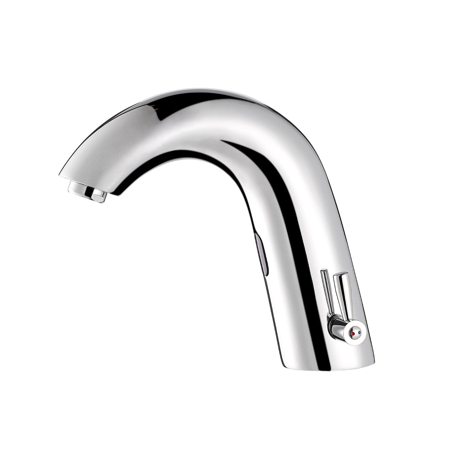 Vinnova Jumilla 7" Single Hole Polished Chrome Automatic Sensor Touchless Bathroom Sink Faucet