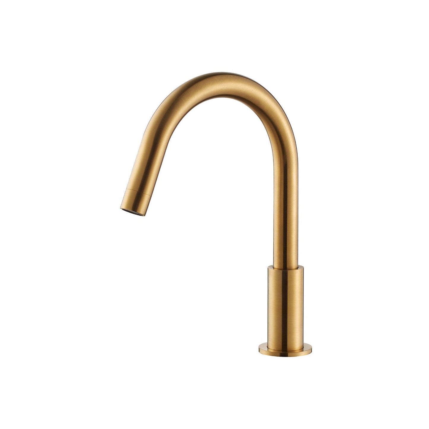 Vinnova Lodosa 10" Two Hole Brushed Gold 8" Widespread High Arc Bathroom Sink Faucet