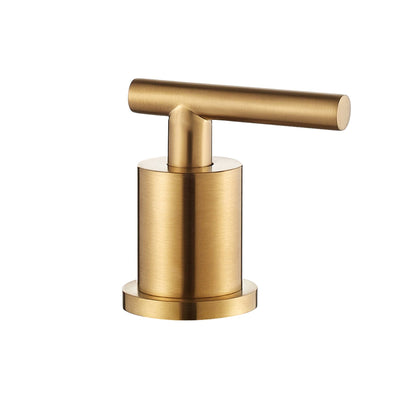 Vinnova Lodosa 10" Two Hole Brushed Gold 8" Widespread High Arc Bathroom Sink Faucet