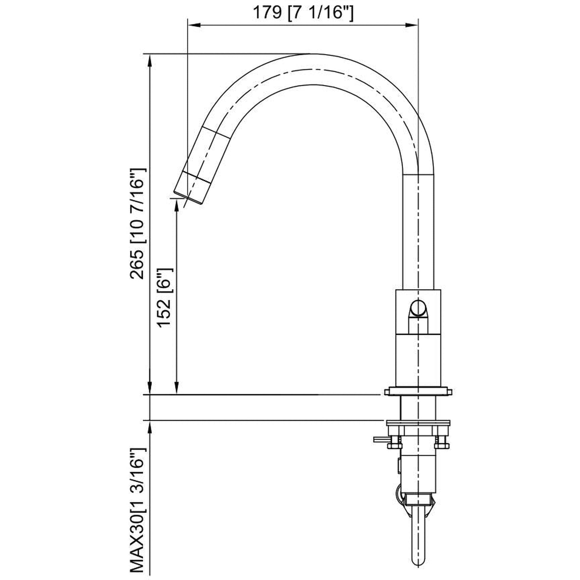 Vinnova Lodosa 10" Two Hole Matte Black 8" Widespread High Arc Bathroom Sink Faucet