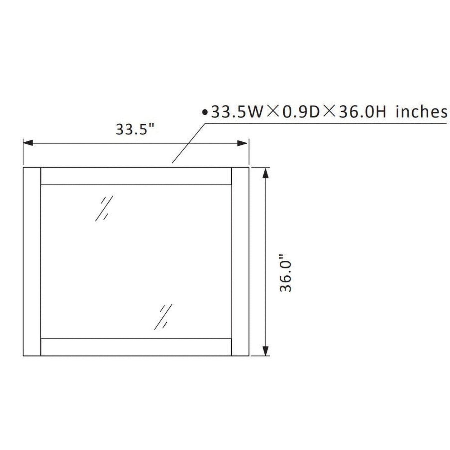 Vinnova Pavia 48" Gray Freestanding Single Vanity Set With Acrylic Undermount Sink And Mirror