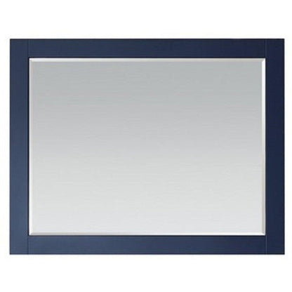 Vinnova Pavia 48" Royal Blue Freestanding Single Vanity Set With Acrylic Undermount Sink And Mirror