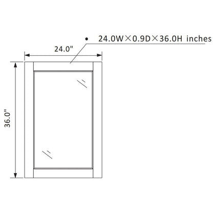 Vinnova Shannon 36" Paris Gray Freestanding Single Vanity Set In White Carrara Composite Stone Top With Undermount Ceramic Sink and Mirror