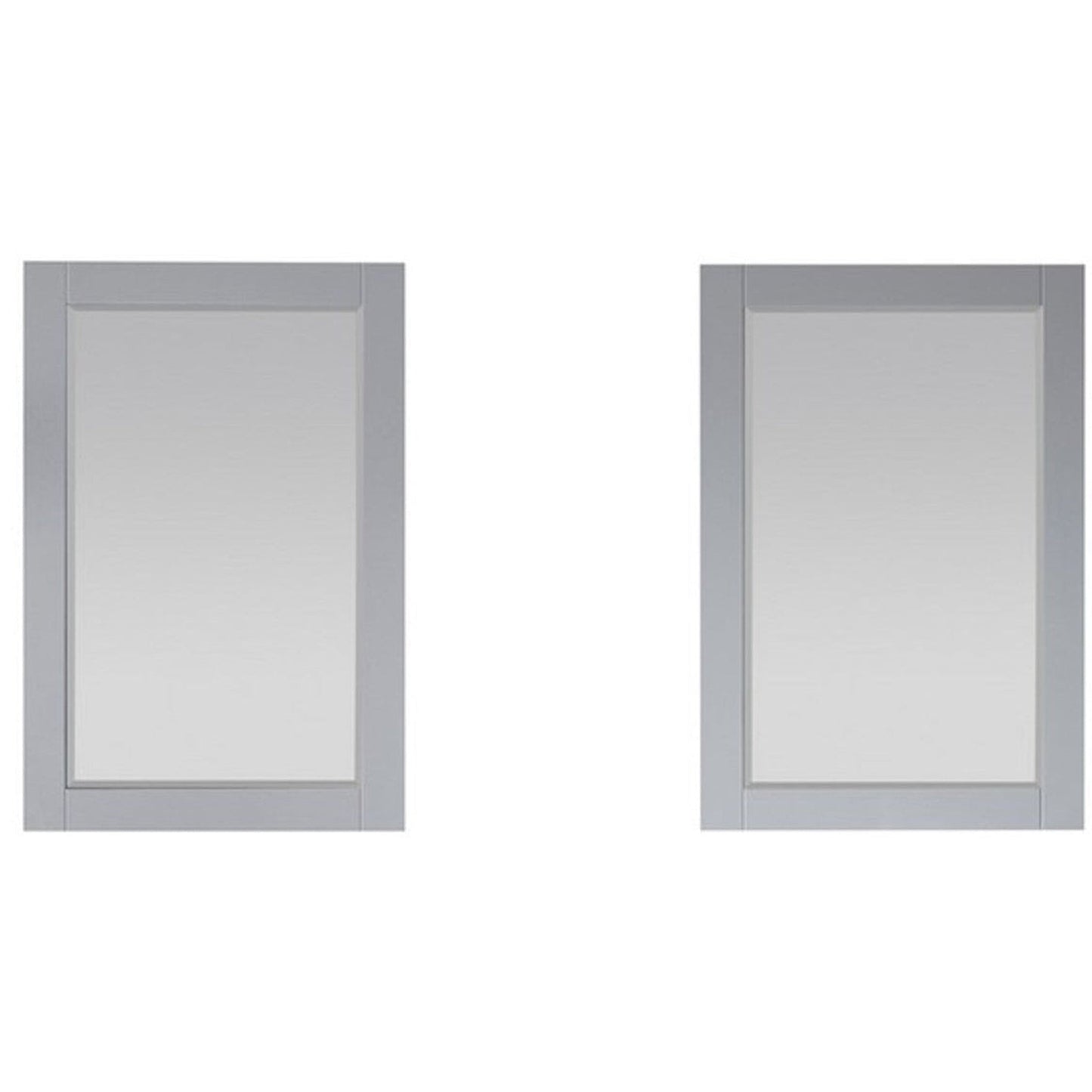 Vinnova Shannon 72" Paris Gray Freestanding Double Vanity Set In White Carrara Composite Stone Top With Undermount Ceramic Sink and Mirror