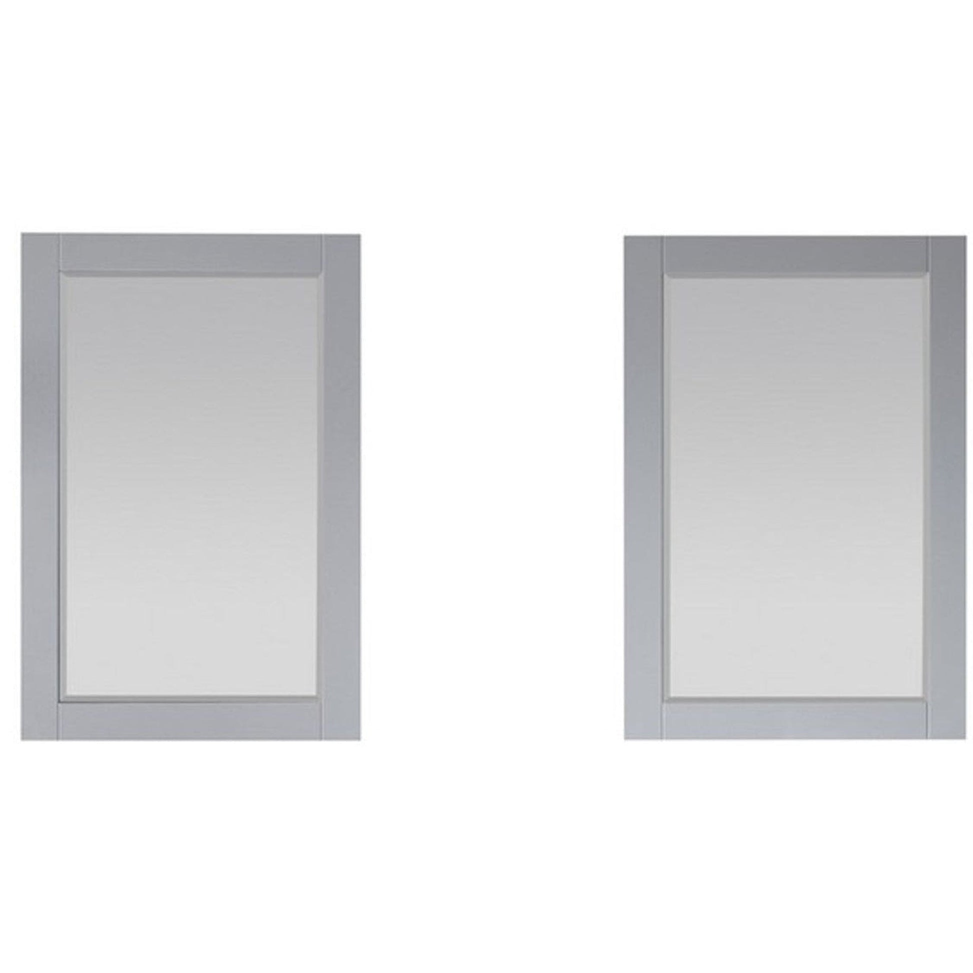 Vinnova Shannon 72" Paris Gray Freestanding Double Vanity Set In White Carrara Composite Stone Top With Undermount Ceramic Sink and Mirror