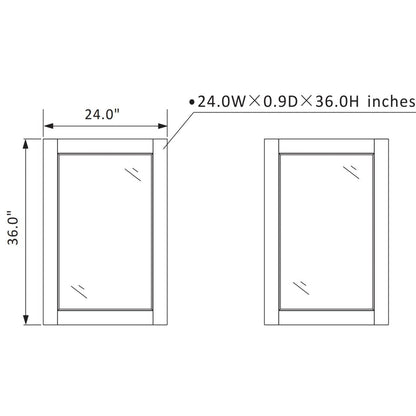 Vinnova Shannon 72" White Freestanding Double Vanity Set in White Carrara Composite Stone Top With Undermount Ceramic Sink and Mirror