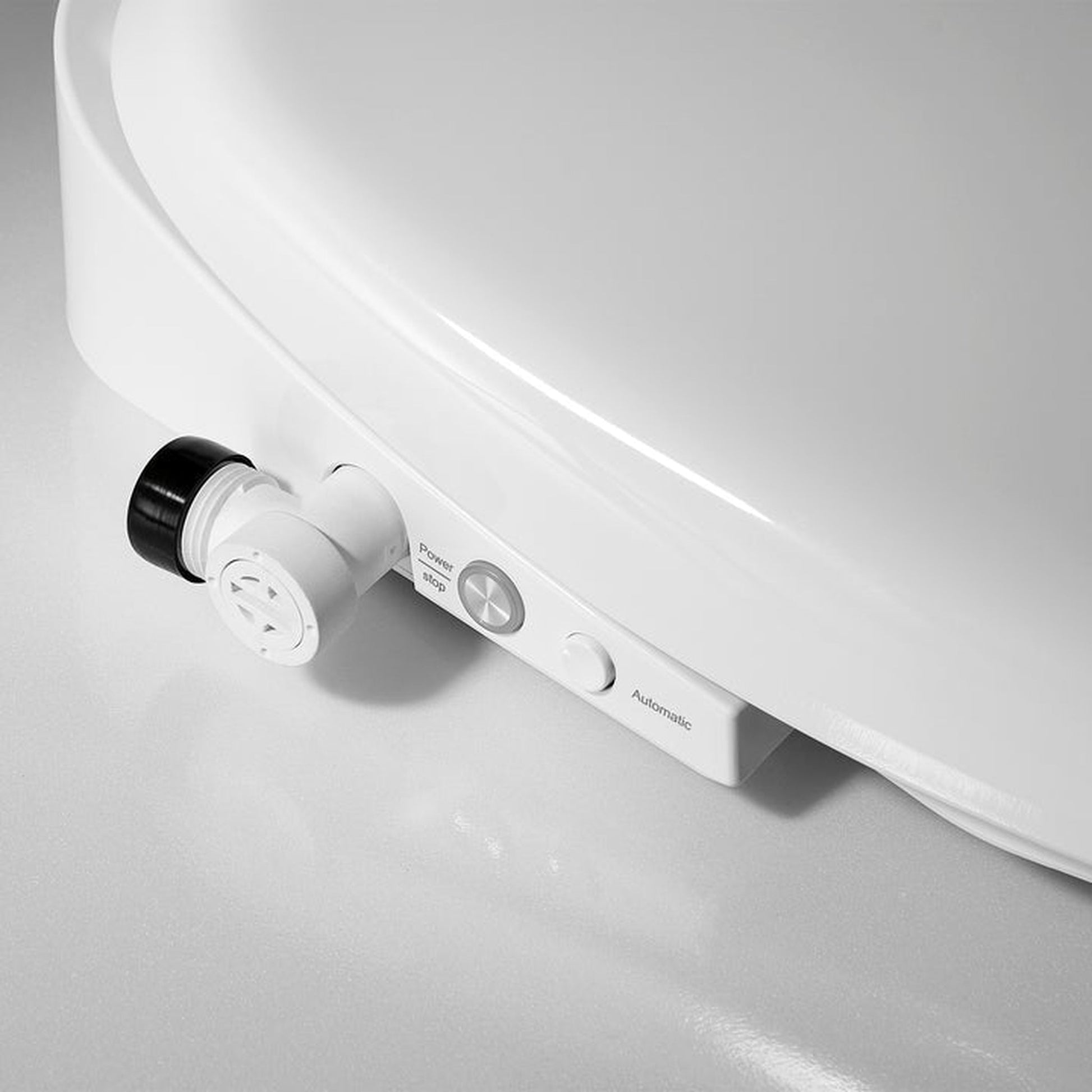 Vinnova Teramo 20" White Elongated Smart Electric Plastic Toilet Seat Bidet With Remote Control