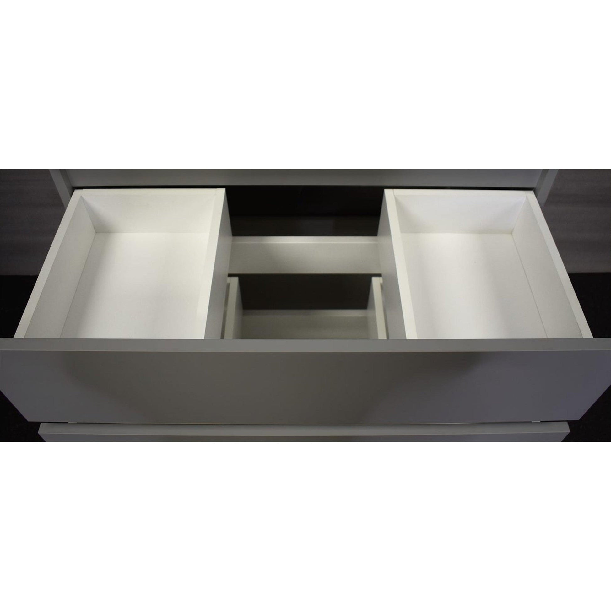 Volpa USA Pepper 24" x 19" Gray Modern Freestanding Bathroom Vanity With drawers