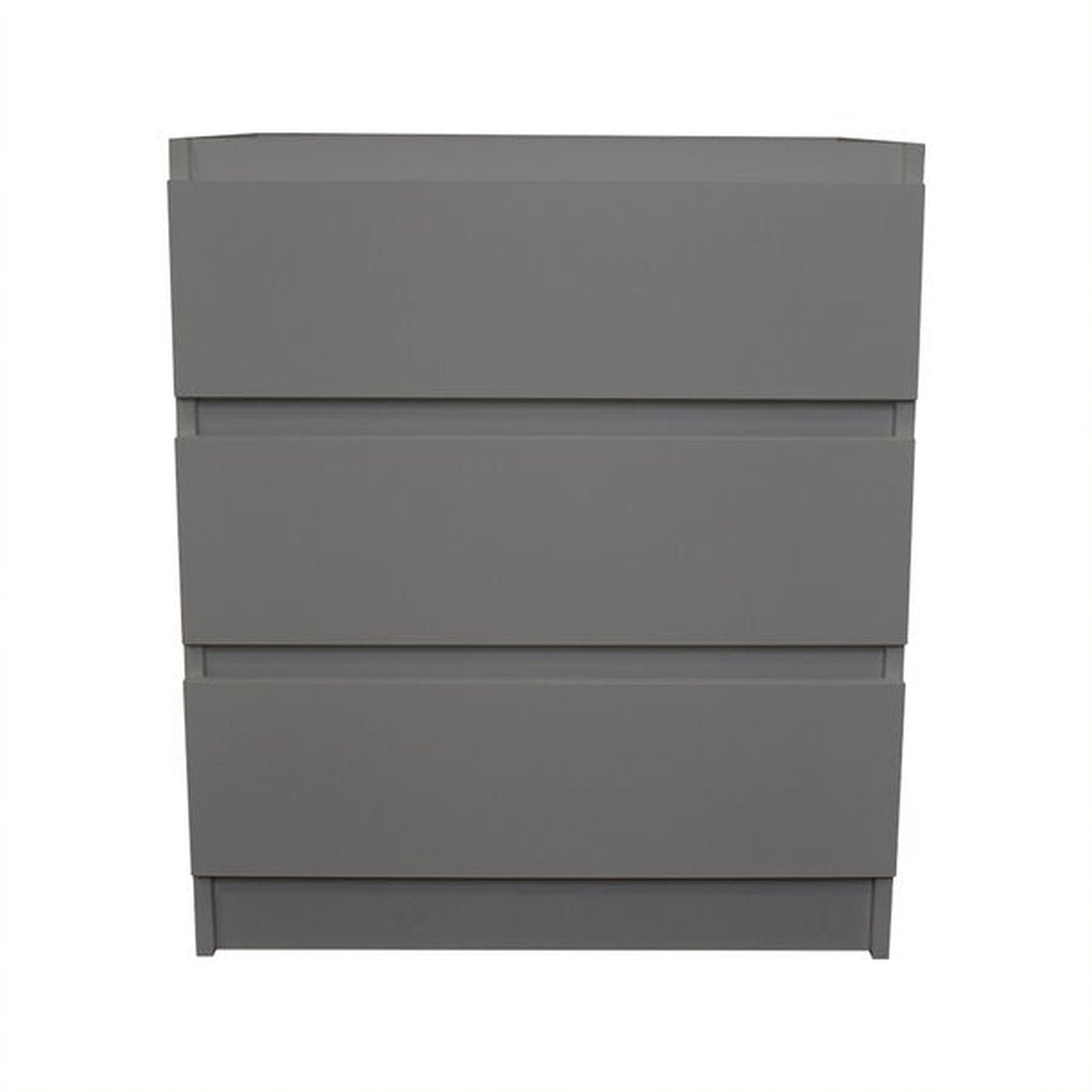 Volpa USA Pepper 24" x 19" Gray Modern Freestanding Bathroom Vanity With drawers