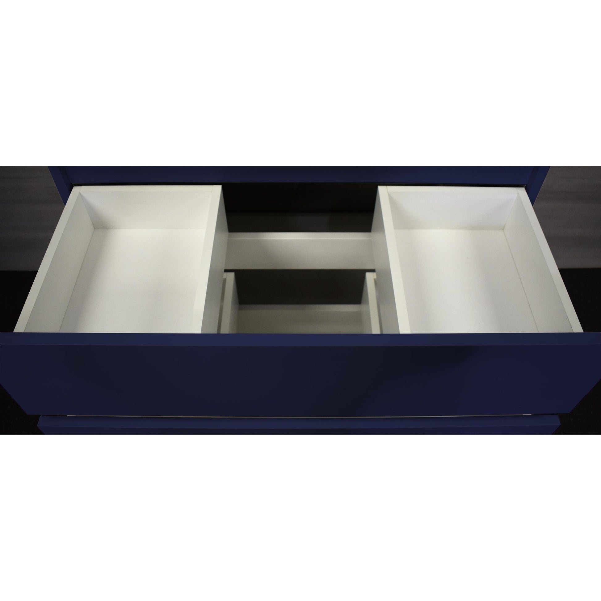 Volpa USA Pepper 30" x 19" Navy Modern Freestanding Bathroom Vanity With drawers