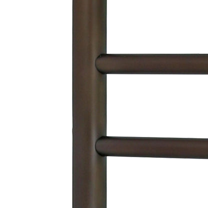 WarmlyYours Bellagio 20" x 47" Oil Rubbed Bronze Stainless Steel Wall-Mounted 20-Bar Hardwired Towel Warmer