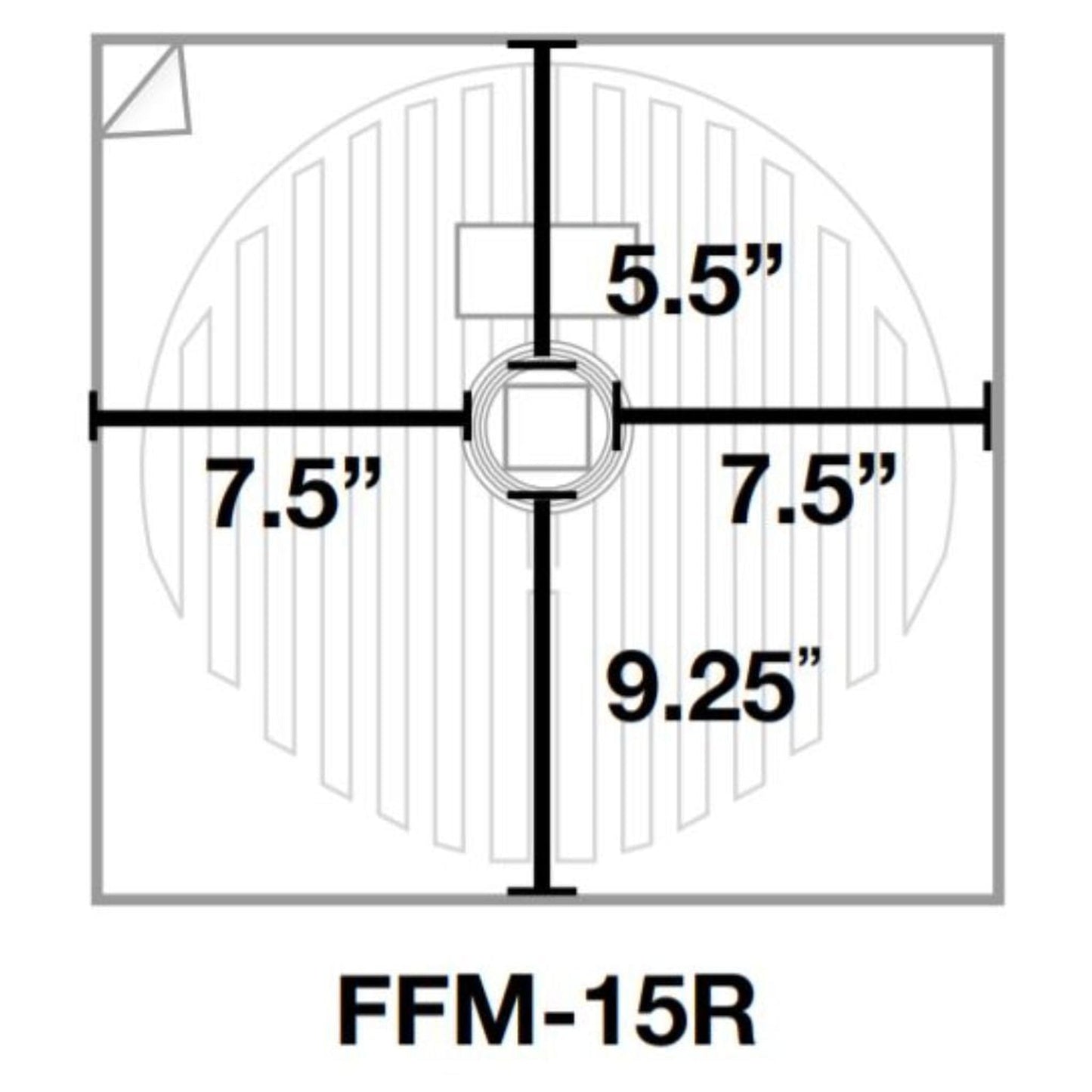 WarmlyYours ClearlyYou Circular 15" x 15" Fog Free Mirror Defogger