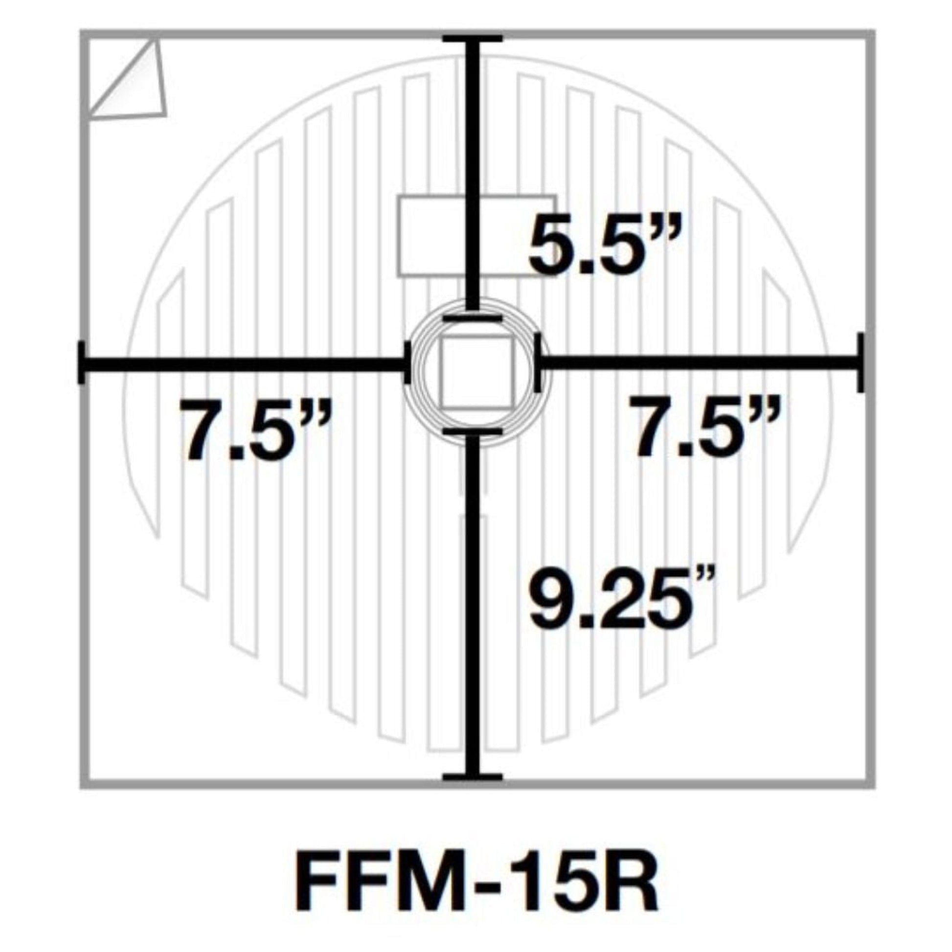 WarmlyYours ClearlyYou Circular 15" x 15" Fog Free Mirror Defogger