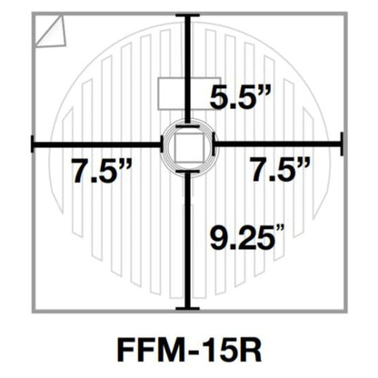 WarmlyYours ClearlyYou Circular 15" x 15" Fog Free Mirror Defogger