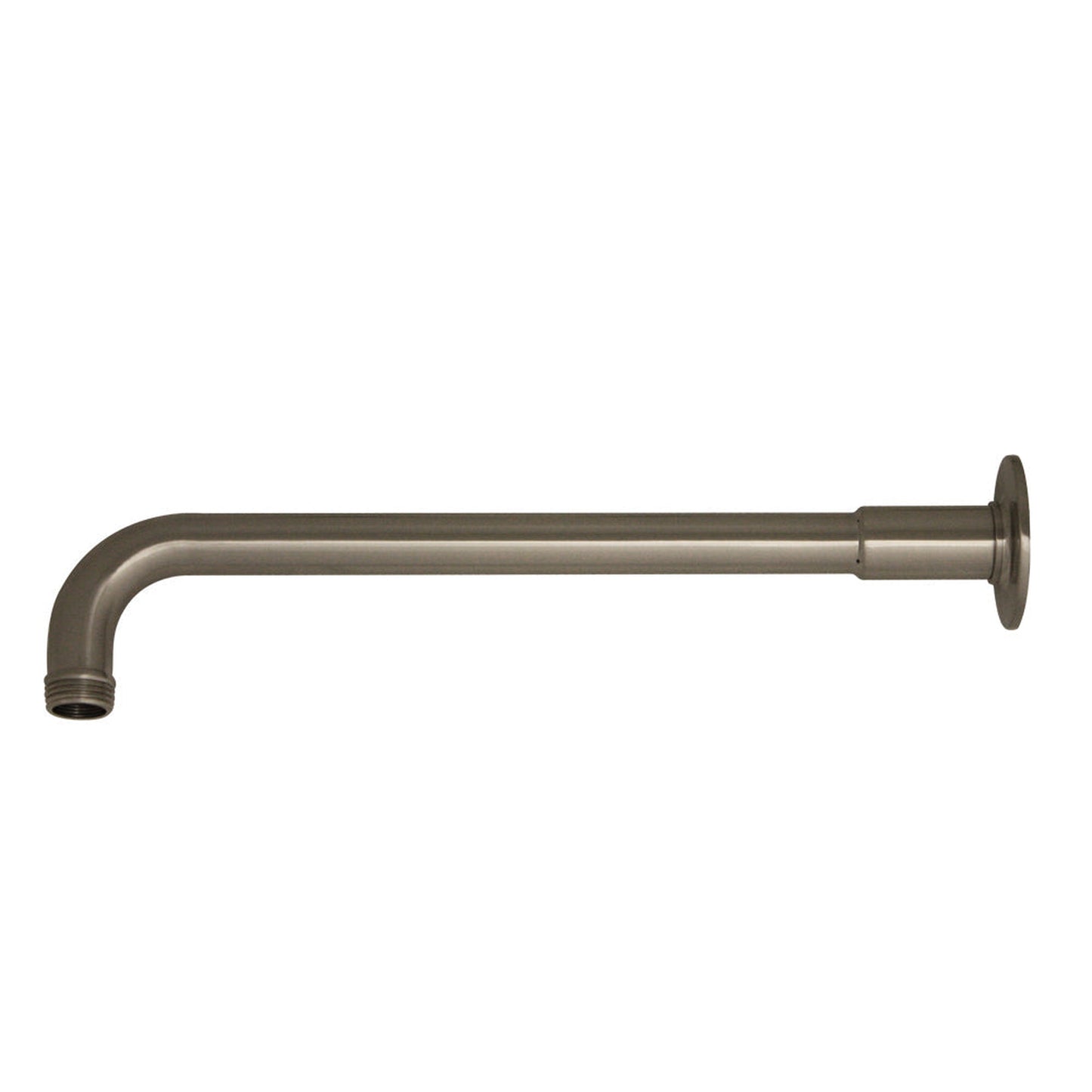 Whitehaus Showerhaus WHSA350-1-BN Brushed Nickel Solid Brass One-Piece Shower Arm With Decorative Faux Sleeve