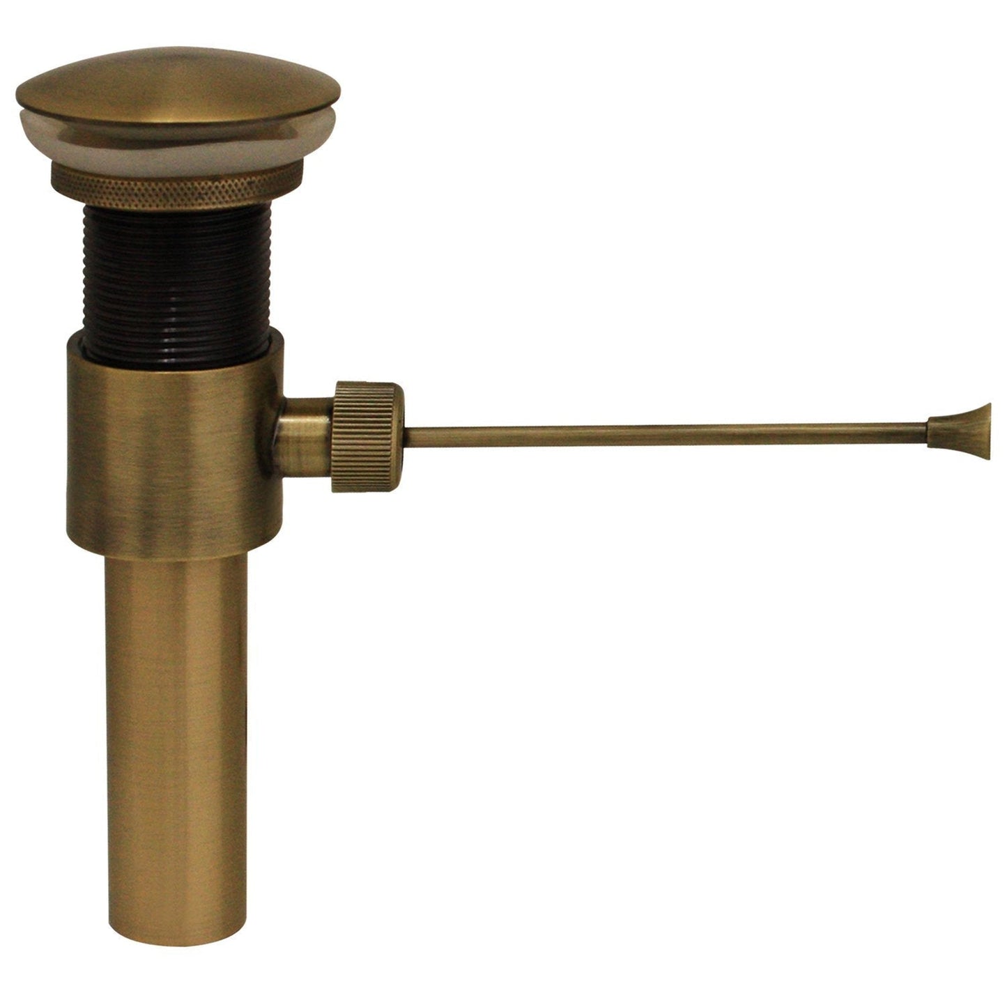 Whitehaus WHP314-1-AB Antique Brass Pop-up Mechanical Drain