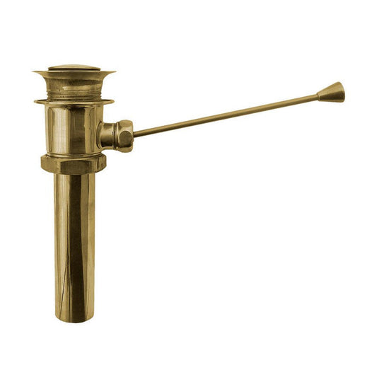 Whitehaus WHPUMD-B Polished Brass Pop-up Mechanical Drain