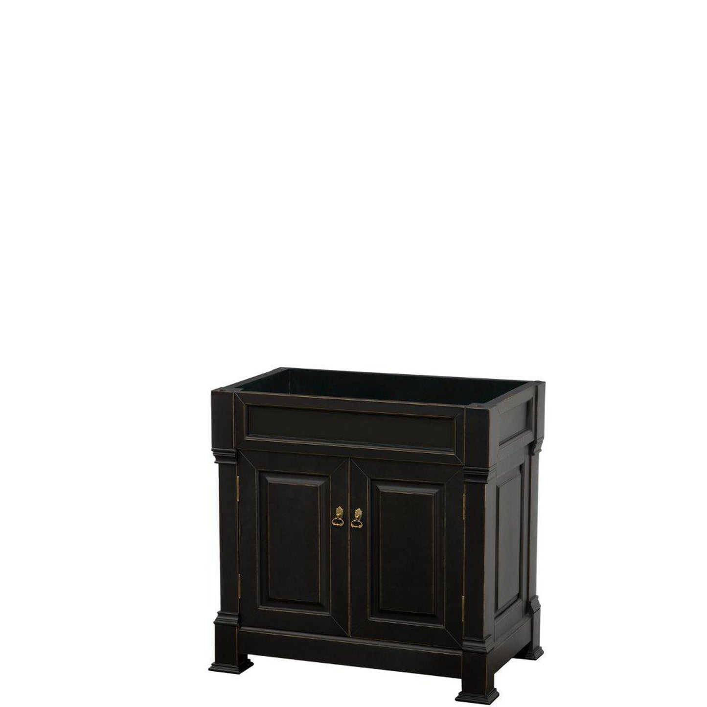 Wyndham Collection Andover 36" Single Bathroom Black Vanity