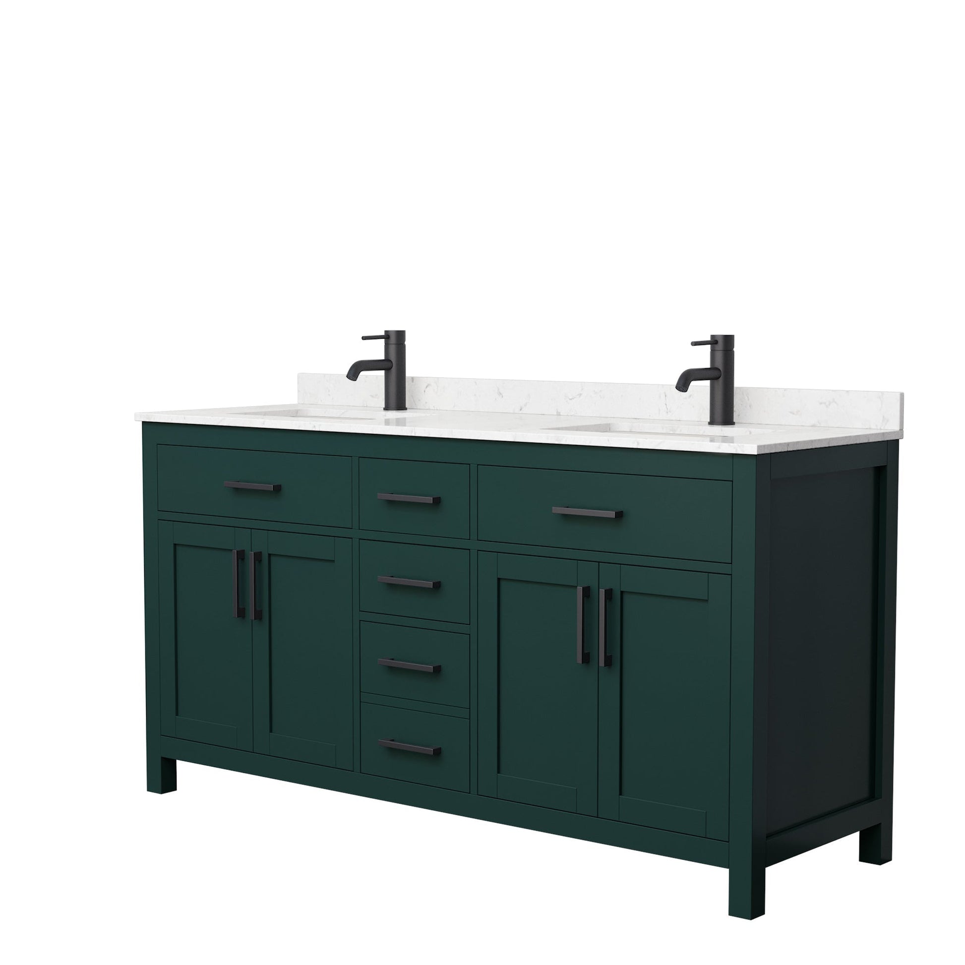 Beckett 66 Double Bathroom Vanity - White  Beautiful bathroom furniture  for every home - Wyndham Collection