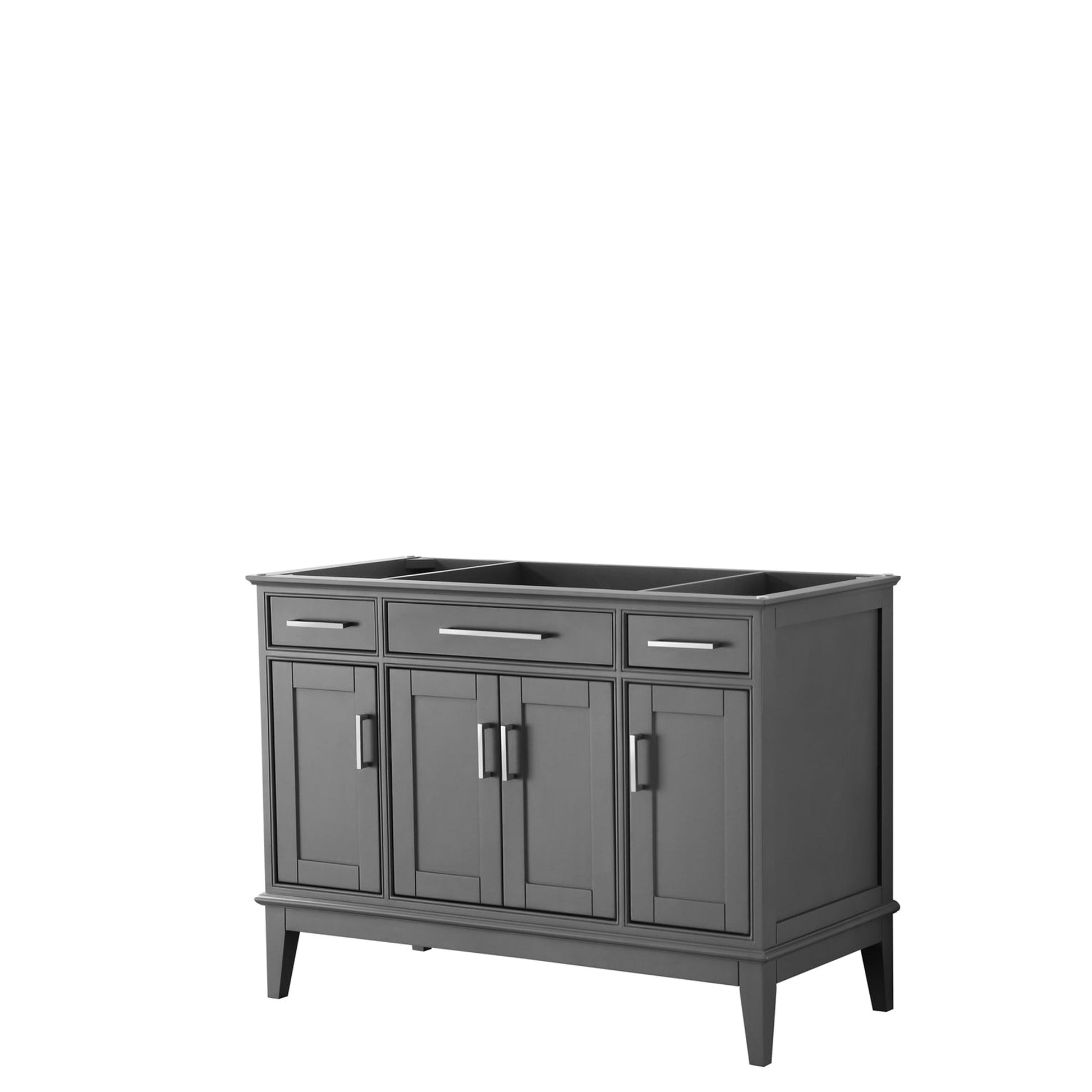 Wyndham Collection Margate 48" Single Bathroom Dark Gray Vanity