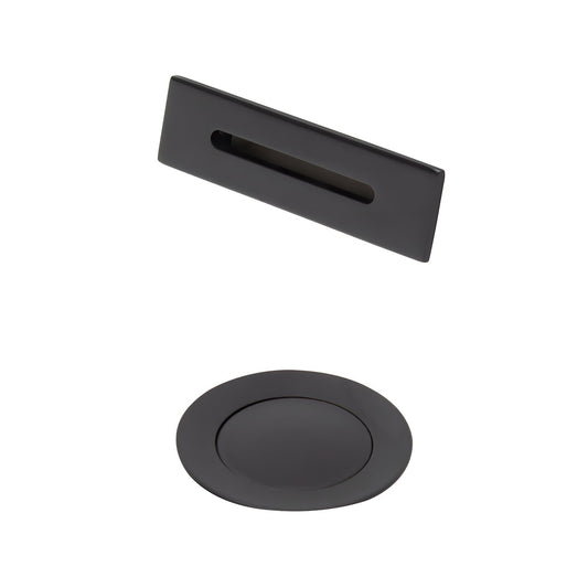 Wyndham Collection Matte Black Universal Square Bathtub Trim Kit