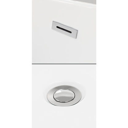 Wyndham Collection Polished Chrome Universal Square Bathtub Trim Kit