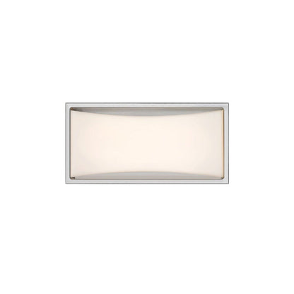 Z-Lite Baden 10" 1-Light LED Brushed Nickel Vanity Light With Frosted White Acrylic Shade