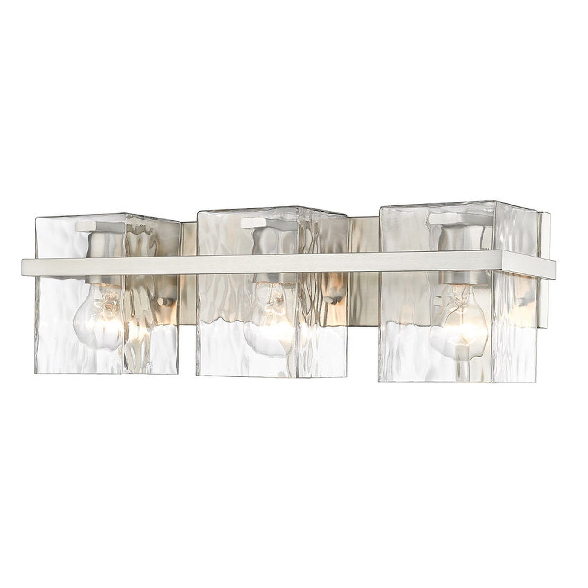Z-Lite Bennington 22" 3-Light Brushed Nickel Vanity Light With