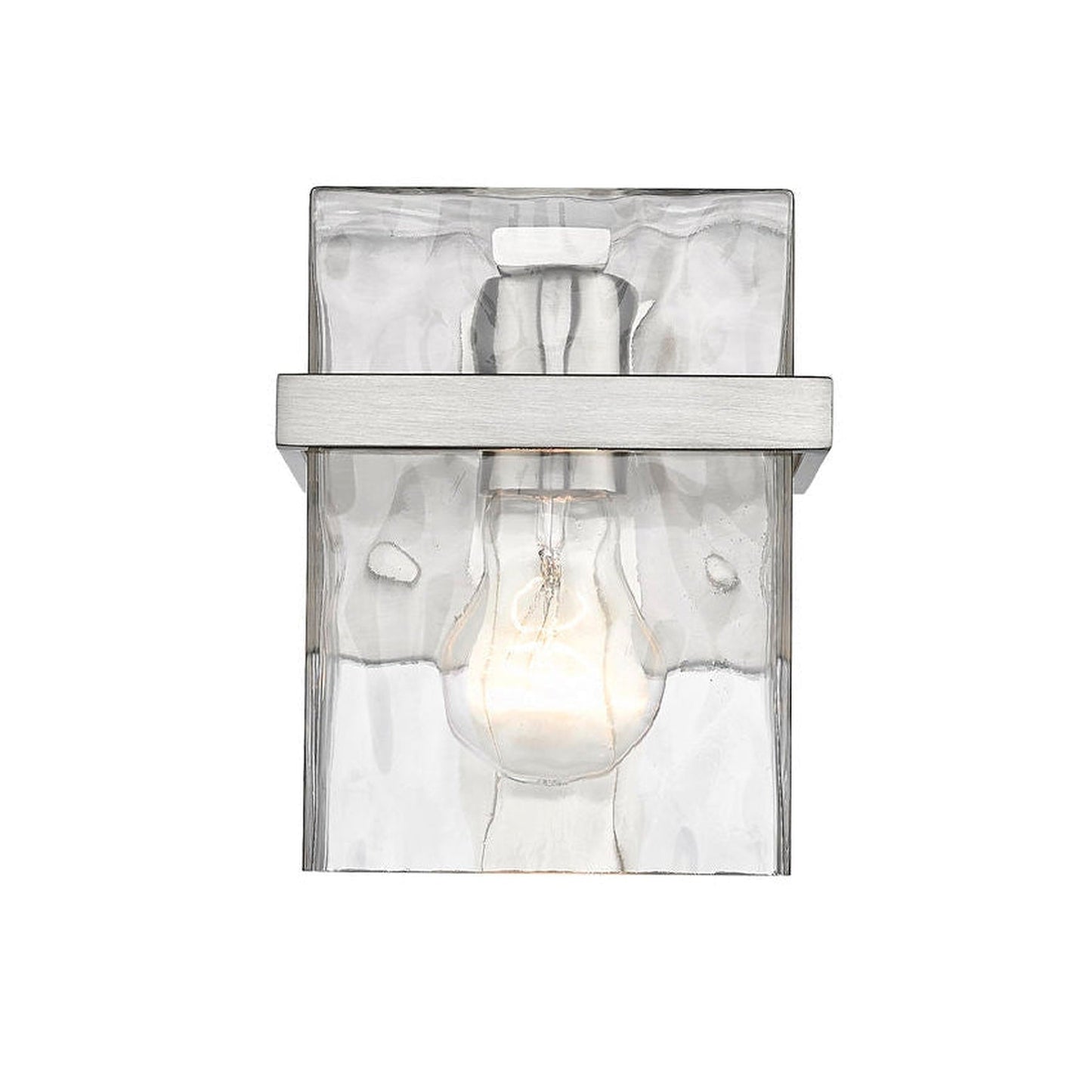 Z-Lite Bennington 6" 1-Light Brushed Nickel Wall Sconce With Clear Glass Shade